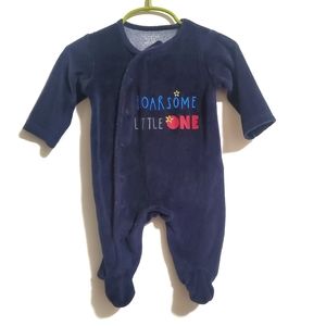 4for20!! Plush footie for baby 0-3m